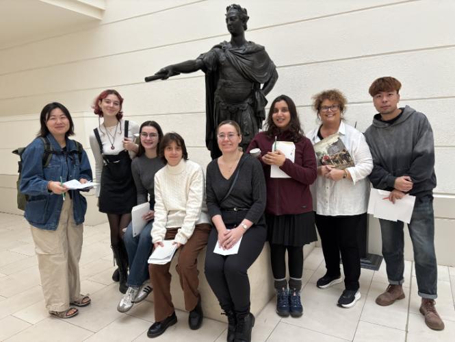 Masters students visit the National Gallery of Ireland